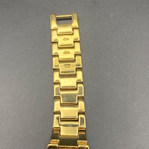 Anne Klein Womens Gold Tone Diamond Watch MOP Dial New Battery Runs AK2670 - Picture 5 of 7